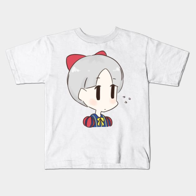 BTS V Kim Taehyung Snow White Kids T-Shirt by Oricca